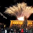 Superb foc de artificii, în centrul Sucevei, pe 1 decembrie 2007 [1]