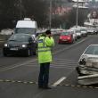 Autoturismul Renault care a fost implicat în accident