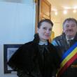 Actriţa Anepska Dina Serghievna şi primarul Marius Ursaciuc