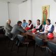 Sindicalişti SANITAS la întâlnirea cu subprefectul Atanasă Nistor