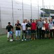 Poză de grup cu eroii primei ediţii a Ligii Companiilor la fotbal pe teren redus