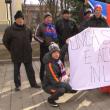 Protest La Suceava, doar 15 suporteri au ieșit în stradă pentru Steaua lui Gigi Becali