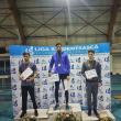 Podiumul probei de marş cu sucevenii Andrei Gafiţa si Natanel Rotaru pe primele două poziţii