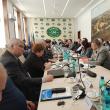 Consilierul PSD Mihai Grozavu, la şedinţa în care a votat împotriva prelungirii contractului pentru Primăria Suceava