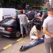 Imagini surprinse de un martor ocular în momentul flagrantului