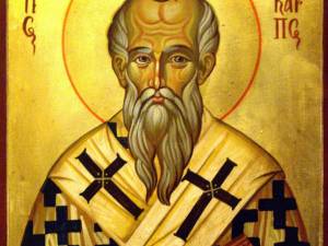 Sfântul Sfințit Mucenic Policarp, episcopul Smirnei