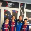 Trei tineri de perspectivă suceveni, alături de preşedintele AJF, Ciprian Anton, au fost la Barcelona cu echipa „Performanţa are viitor - 2018”