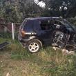 Autoturismul condus cu viteză excesivă a fost scăpat de sub control