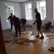 Corpul C al şcolii moldoviţene a fost complet renovat prin muncă voluntară de către corporatişti