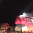 Casa afectată de incendiu