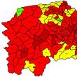 Iaslovăţ şi Ulma rămân în continuare singurele localități aflate în zona verde