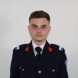 Elevul sergent Sebastian-Stelian Pînzari, din clasa a XI-a Foto Laurențiu Sbiera