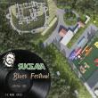 Organizare în teren pentru Suceava Blues Festival, pe platoul Cetății de Scaun