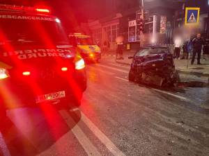 Patru persoane au ajuns la spital joi seară după un accident în zona Nordic, din municipiul Suceava