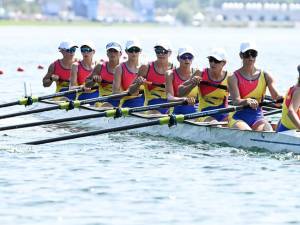 Echipajul feminin de 8+1 al Romaniei a cucerit medalia de aur