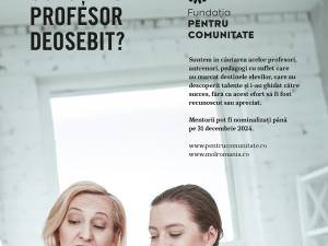 Elevii își pot nominaliza dascălii preferați la Premiile Mentor pentru Excelență în Educație