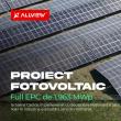 Proiectarea și execuția parcului fotovoltaic cu o capacitate nominală de 1,963 Mwp va fi realizată de compania Visual Fan, prin divizia Allview Solar Energy