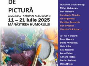 Tabăra de pictură, ediția a XIII-a, organizată de Muzeul Național al Bucovinei, la Mănăstirea Humorului