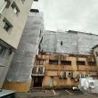 Primăria Suceava somează firmele care reabilitează blocurile din centru să remedieze urgent pagubele produse de ploi