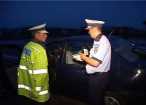 Verificaţi de colegi Poliţişti puşi să sufle în alcooltest, din cauza unui şofer nemulţumit