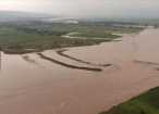 Zonele afectate de inundaţii, survolate cu un elicopter MIRA
