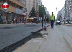 Sens unic pe bulevardul George Enescu din Suceava, din cauza asfaltării