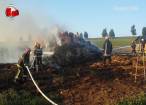 Un cioban nemulţumit de banii primiţi pentru munca la stână a incendiat 40 de tone de furaje