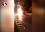 Un autoturism a fost cuprins de flăcări în cartierul Iţcani